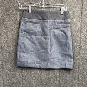 LOFT Charcoal Pencil Skirt